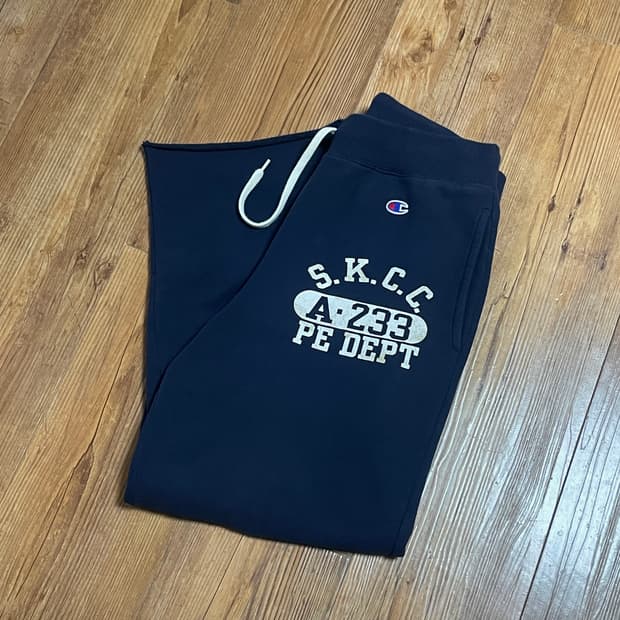 챔피온 재팬라인 스웻팬츠 네이비 L