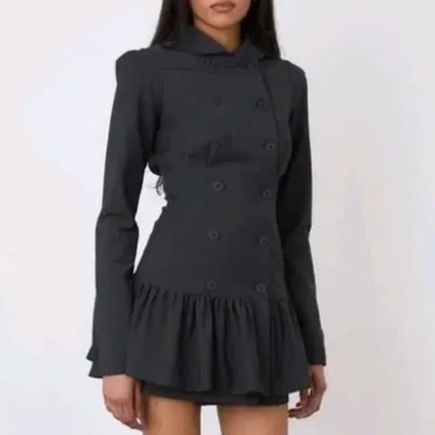 피치댄 로미 미니 드레스 블랙 구해요