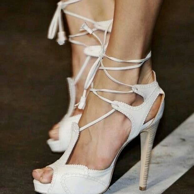 Hermes lace heel (2010 s/s)
