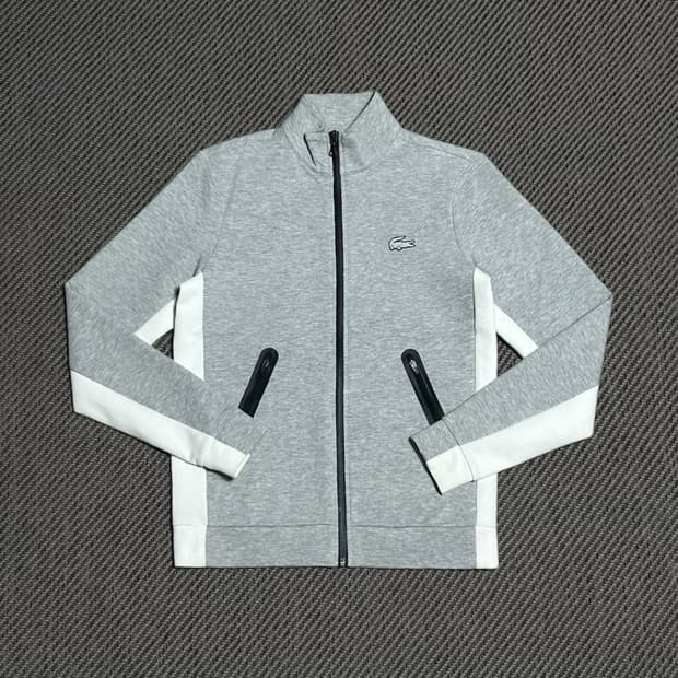 [S] Lacoste 라코스테 신형 우먼즈 그레이 집업 자켓