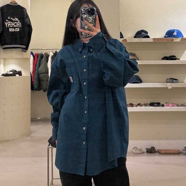 칼하트 박시핏 포켓 워크 셔츠 U1024