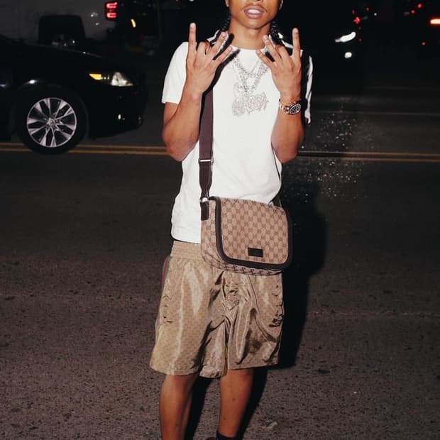 구찌 슈프림 캔버스 크로스백