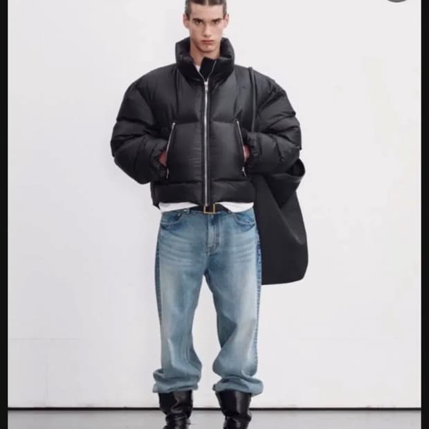 렉토 샤이닝 구스다운 패딩 M사이즈