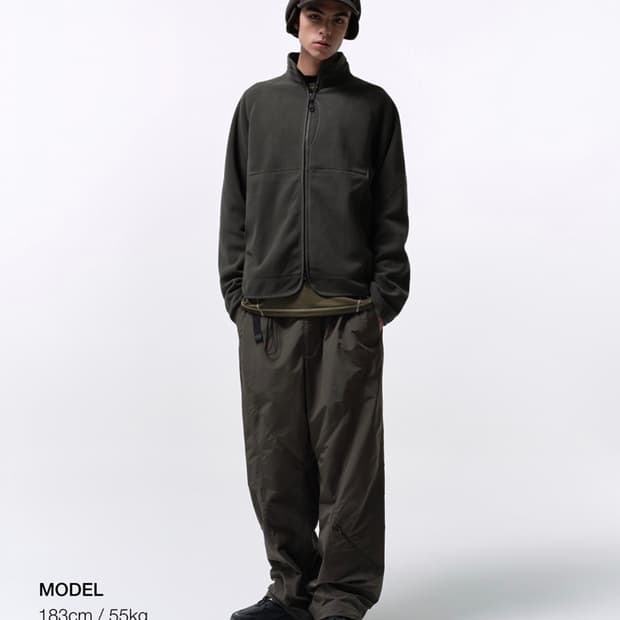 [29] 무신사 스탠다드 시티 레저 스트럭처드 벨티드 팬츠 머드 그레이