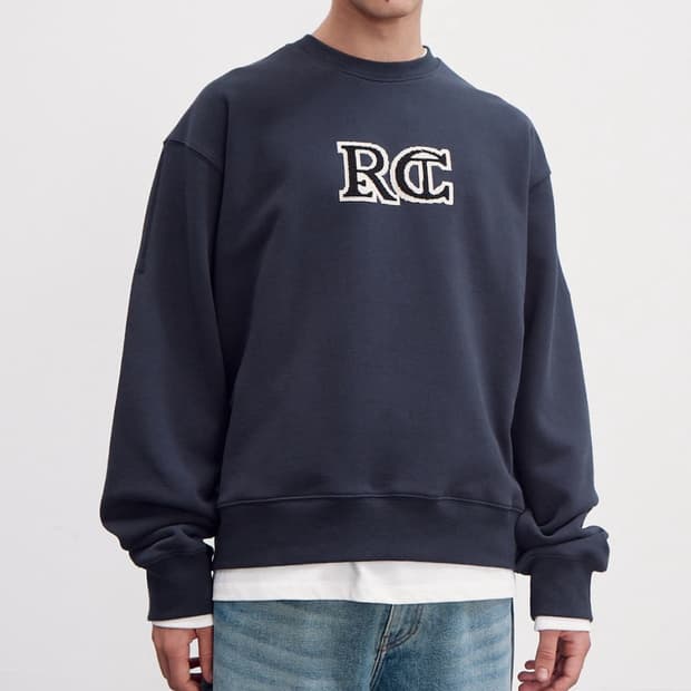 렉토(recto) RC 맨투맨 네이비