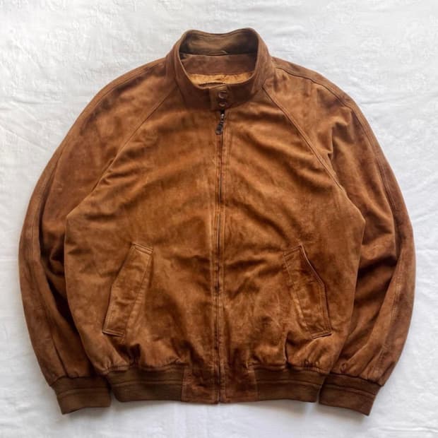 빈티지 90-00s 스웨이드 바라쿠라 G9 자켓
