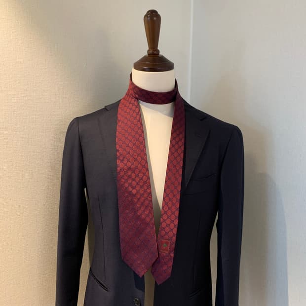 구찌(GUCCI) 신형 GG로고 모노그램 명품넥타이 100실크 8cm