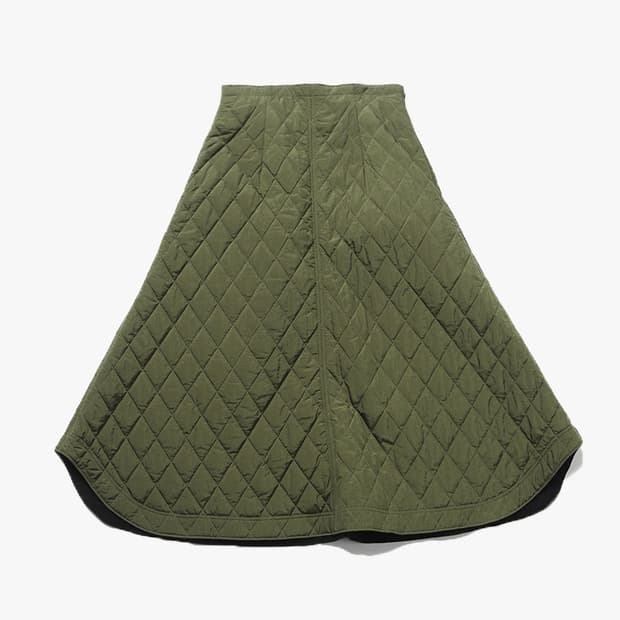 DEMI-LUXE BEAMS - 23FW QUILTED SKIRT
