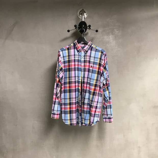 랄프로렌 체크 셔츠 XL(18-20)