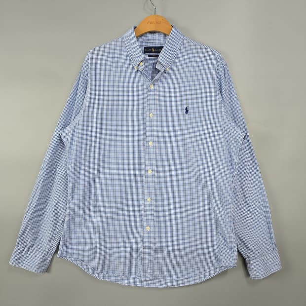 남성 랄프로렌 RALPH LAUREN 체크 셔츠 L