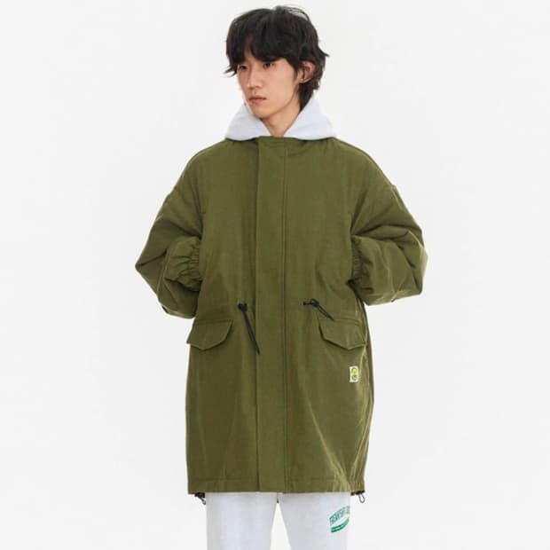 프리키쉬빌딩 야상 파카 패딩(택 제거x)