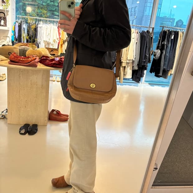 Old Coach Leather Bag