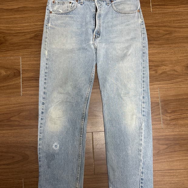 90s 빈티지 리바이스 505 33 연청