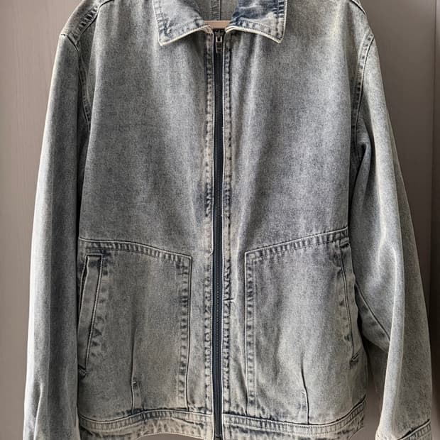 (이번주만이가격)에피그램 인디고 데님 집업 셔켓