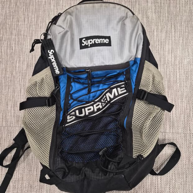 슈프림 백팩 블루 23Fw