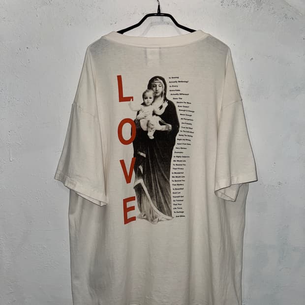 세인트 마이클 라이프 마리아 티셔츠 화이트 - 23SS