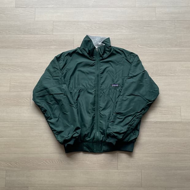 90s 파타고니아 쉘드 신칠라 봄버 자켓 눈없산 그린 rare