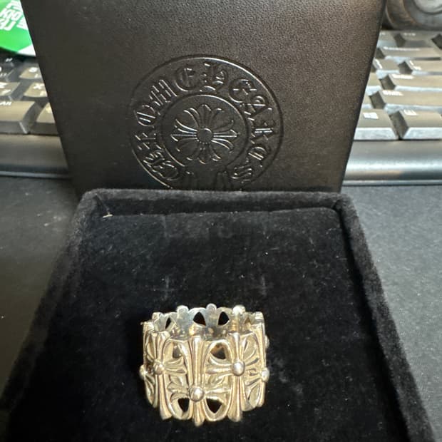 크롬스타일 은반지 23호