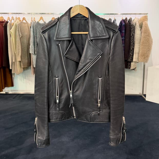 [L] 빈티지 양가죽100% 라이더자켓 