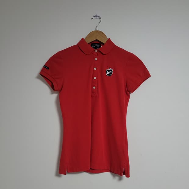 (0) PEARLYGATES 파리게이츠 여성 골프 반팔 카라티