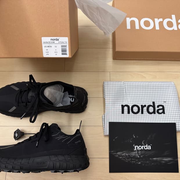 norda 노다 001A Stealth Black (US 10)