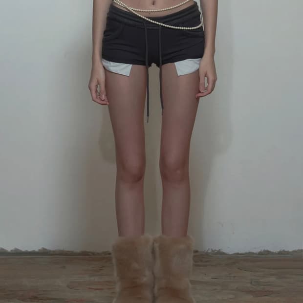 스컬프터 배드 씨드 쇼츠 차콜 반바지 레이어드 시드 bad seeds