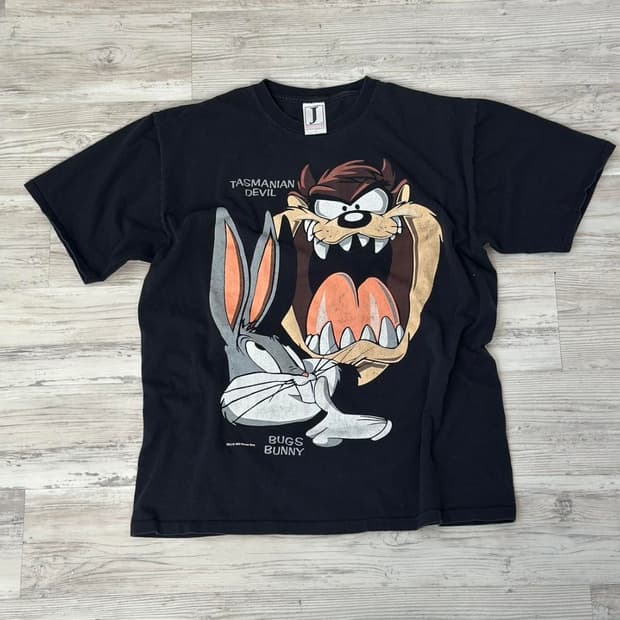 90s looney tunes 루니튠즈 빈티지 티셔츠