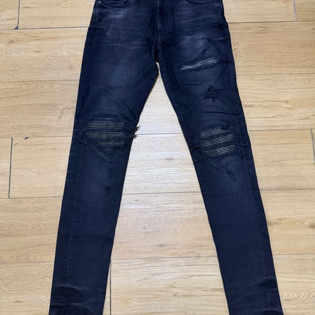 아미리 mx-1 레더패치 블랙 31사이즈