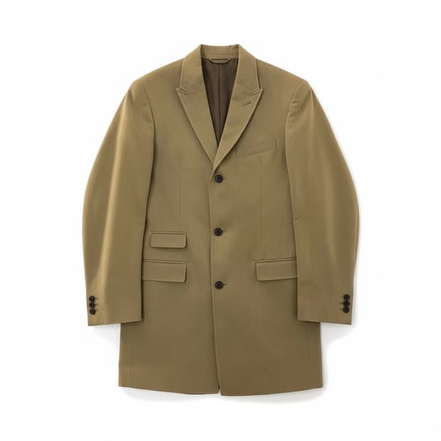 클럽모나코 카키색 싱글 코트 XS