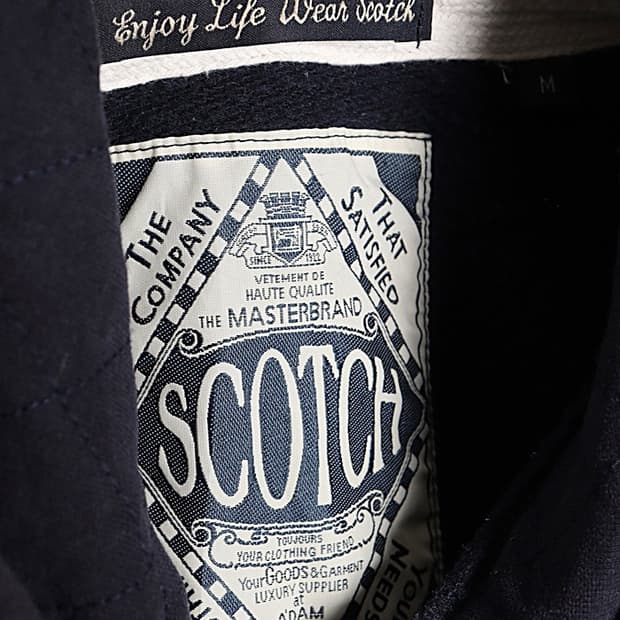 SCOTCH&SODA Patch Logo Sweat Hoodie