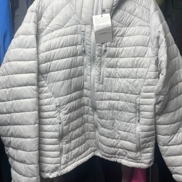 르아르 경량패딩 라이트그레이 L