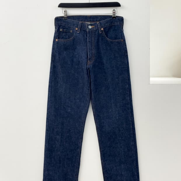 80s 리바이스 Big E 502 셀비지 데님 팬츠