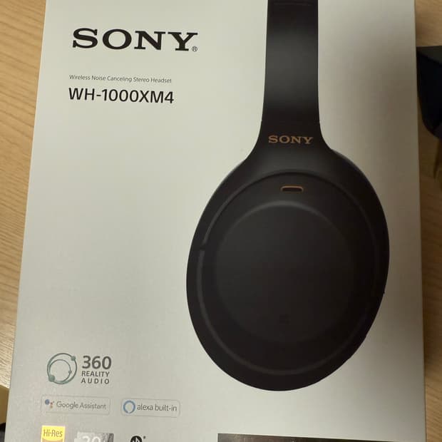 소니 wh-1000xm4 헤드폰 