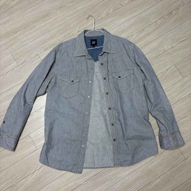 Gap 히코리 데님 웨스턴셔츠
