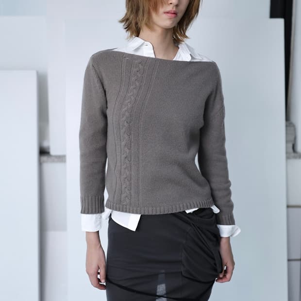 울리카상투스 Rope knit top