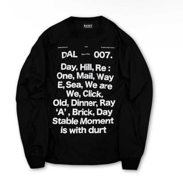 더트 OUR DAILY LONG SLEEVE TEE / L