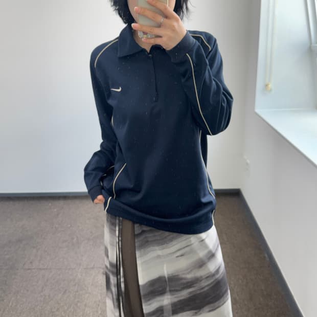 Nike 나이키 올드스쿨 네이비 롱슬리브