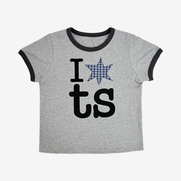 탄산마그네슘 링거 티셔츠 그레이 (우먼)