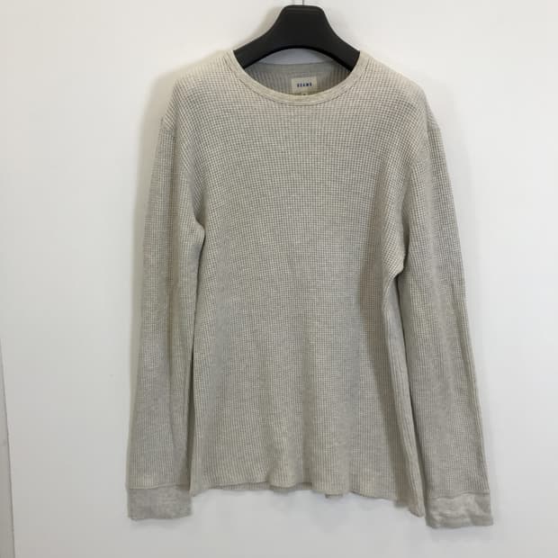 BEAMS 빔즈 JAPAN 와플 롱슬리브 [XL]