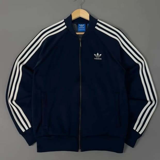 아디다스 슈퍼스타 트랙탑 네이비 구형