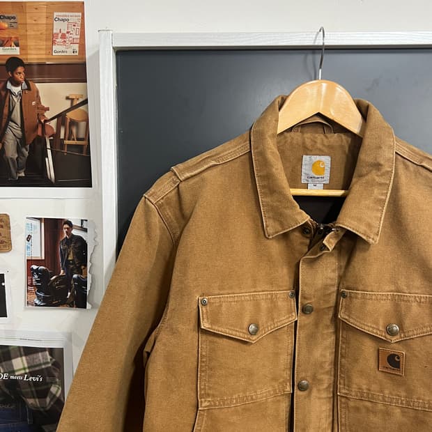 Carhartt 칼하트 샌드스톤 버윅 트러커 워크자켓