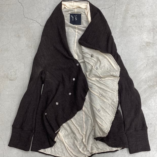 요지 야마모토 와이즈 드레이프 가디건