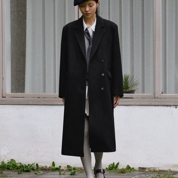 노멜렛 이자벨 테일러드 블랙코트 (1사이즈) Nomelet