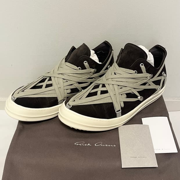 [43,44]릭오웬스 25ss 메가레이스 스니커즈/브라운