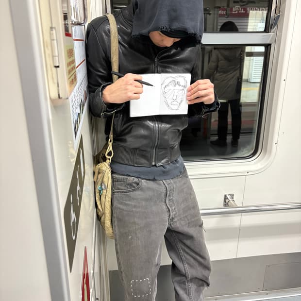 crystal castle feel 레더 자켓