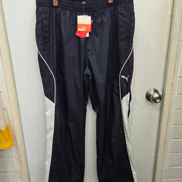 110,2XL,택있는 새상품) PUMA 푸마 바지! 허리 고무줄~