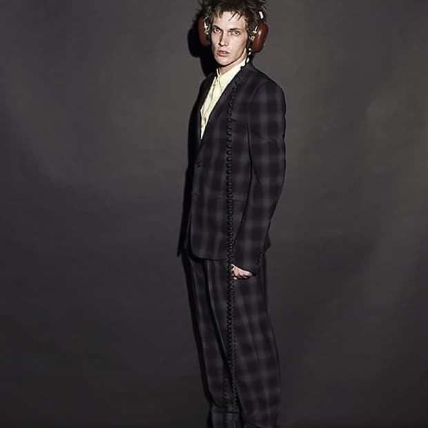 언더커버 09ss  "POPTONEZ 체크 슬랙스