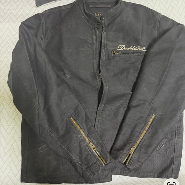 Rrl 26 코듀로이 카페레이서 자켓