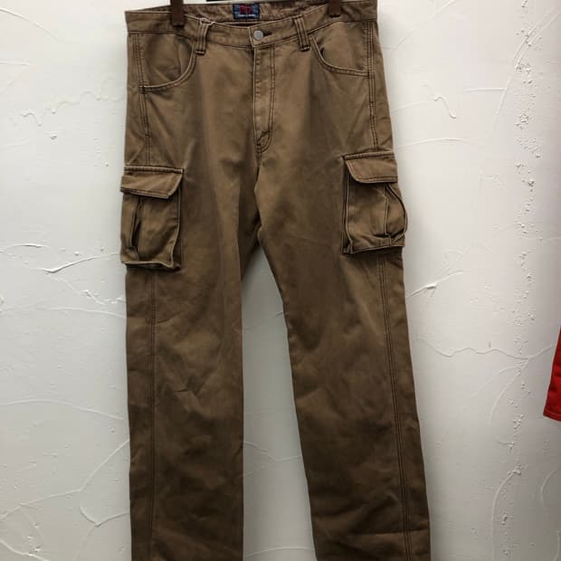 글로벌 워크 캔버스 카고 팬츠