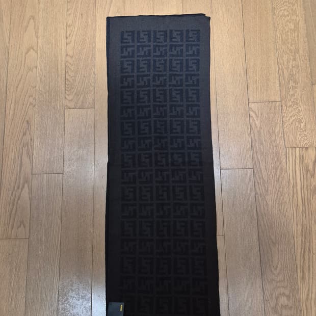 (정품) 펜디 주카 목도리 갈색 머플러 스카프 숄